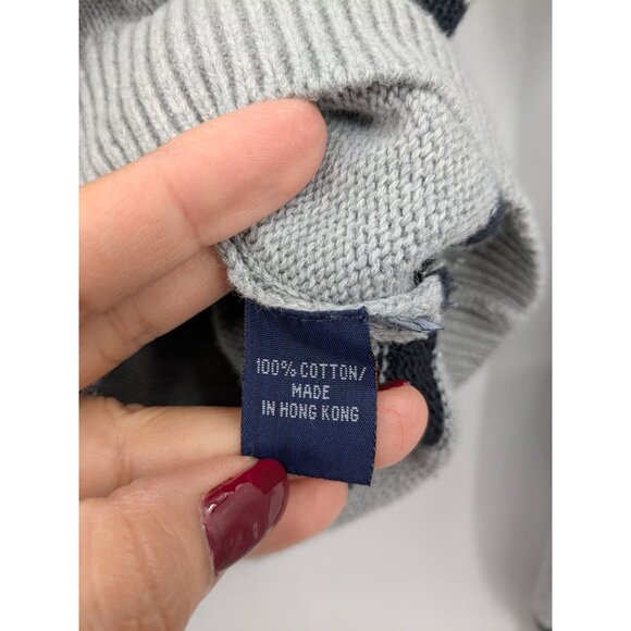 Vintage Y2K Tommy Hilfiger Preppy Knit Sweater Women Size XL Academia Heritage - Picture 9 of 10